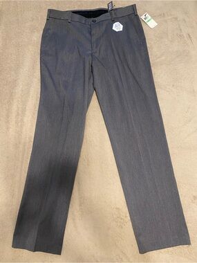 Van Heusen Men's Charcoal Dress Pants